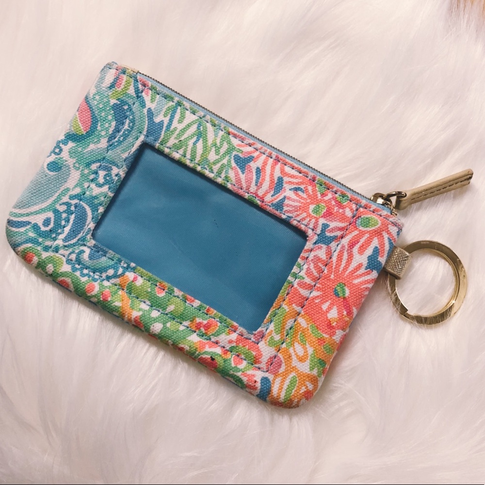 nwot lilly pulitzer lovers coral key id holder - Picture 2 of 7